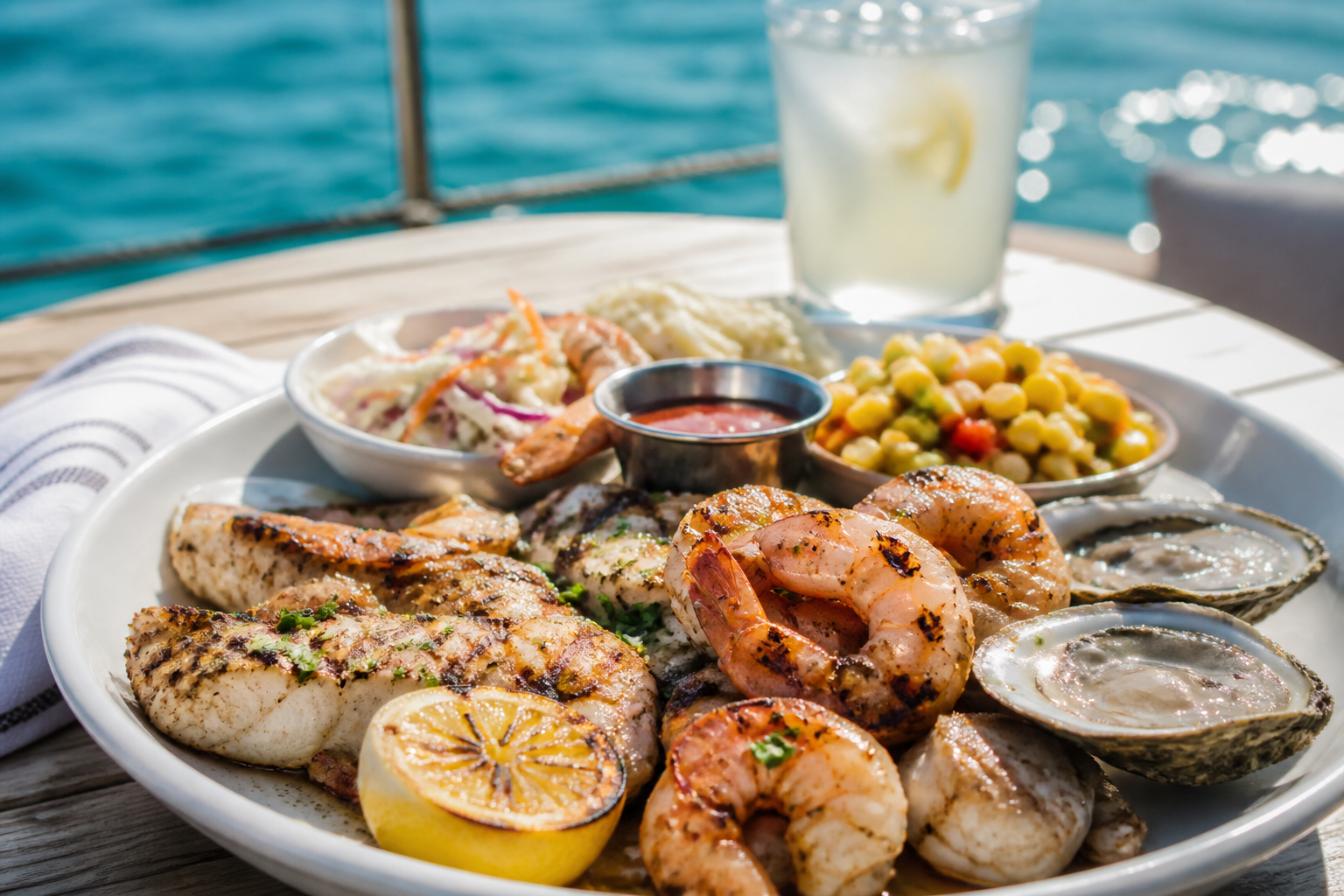 The Nauti Mermaid waterfront dining in Cape Coral, Florida